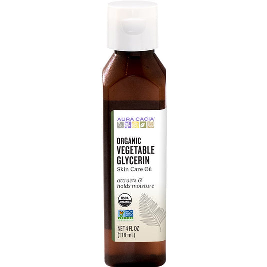 Aura Cacia Organic Vegetable Glycerine, 118ml