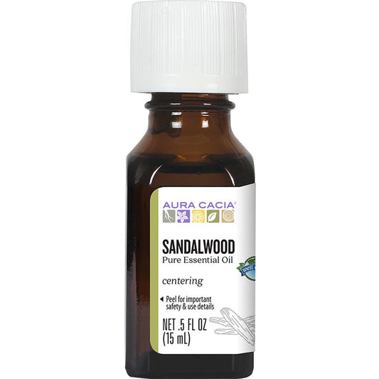 Aura Cacia Sandalwood, 100% Pure, 15ml