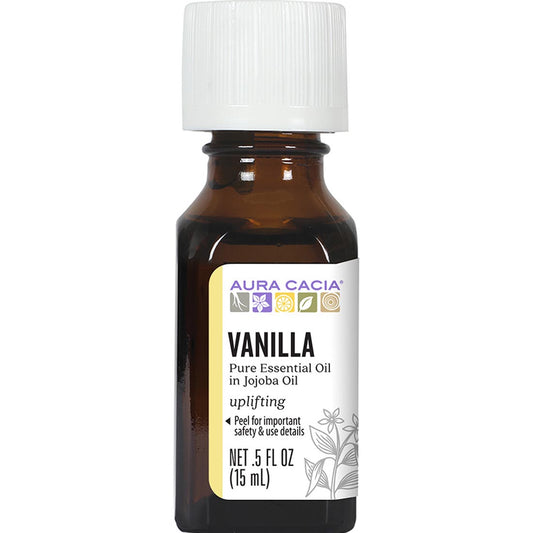 Aura Cacia Vanilla in Jojoba Oil, 15ml