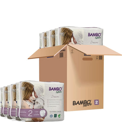 Bambo Nature Baby Diapers, Certified 100% free of all dangerous chemicals (Size 1 to 6 Available)