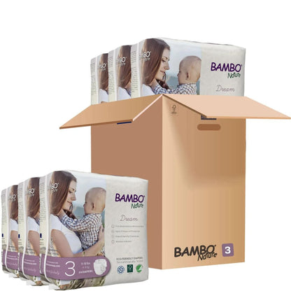Bambo Nature Baby Diapers, Certified 100% free of all dangerous chemicals (Size 1 to 6 Available)