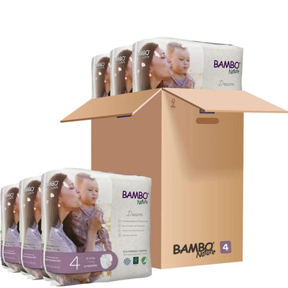 Bambo Nature Baby Diapers, Certified 100% free of all dangerous chemicals (Size 1 to 6 Available)