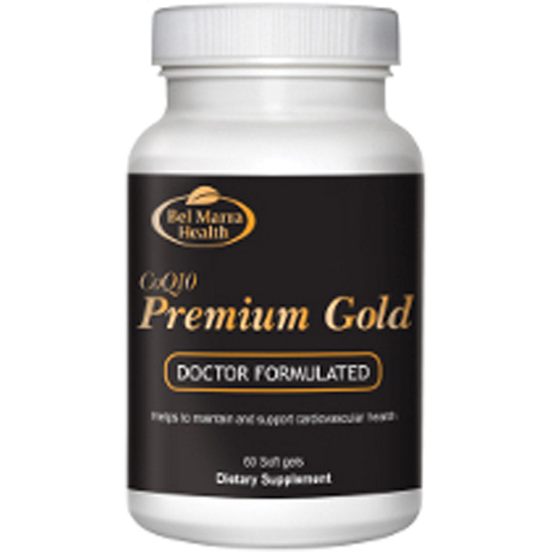 Bel Marra CoQ10 Premium Gold, 60 Softgels