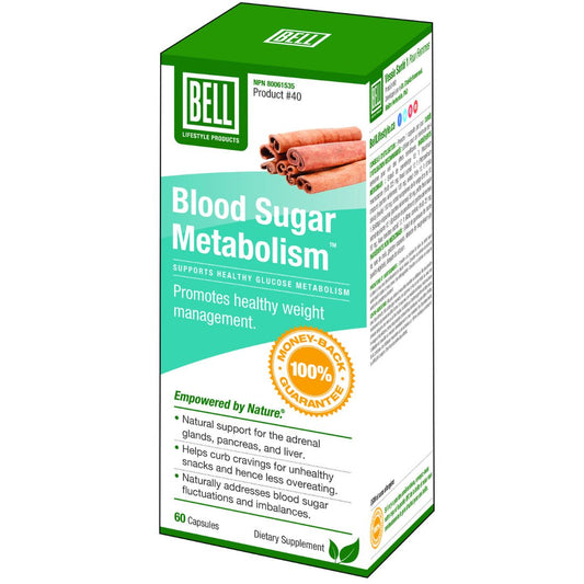 Bell Blood Sugar Metabolism #40, 60 Capsules