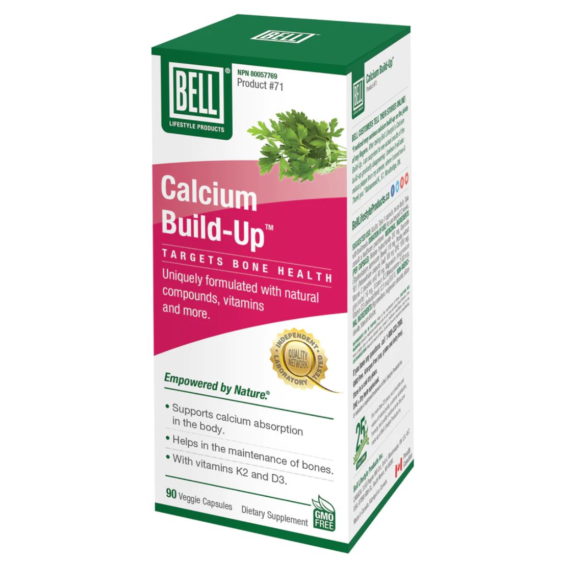 Bell Calcium Build-Up #71, 90 Capsules