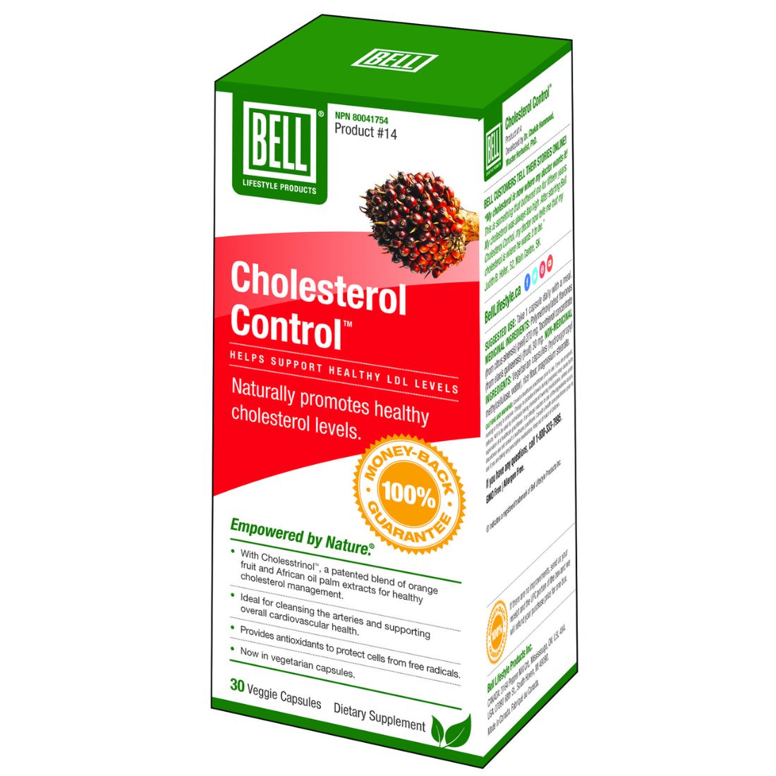 Bell Cholesterol Control #14, 30 Capsules
