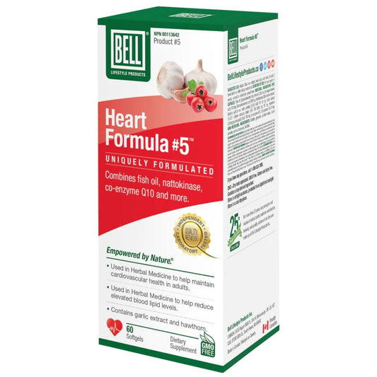 Bell Heart Health Formula Combo #5, 60 Softgels