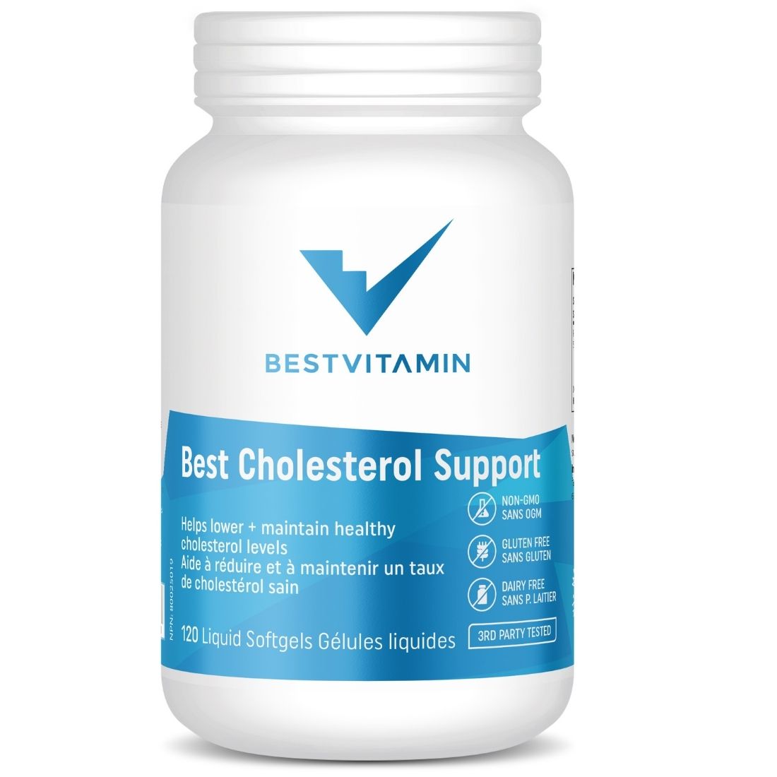 BestVitamin Best Cholesterol Support, Helps lower & maintain healthy cholesterol levels, 120 Liquid Softgels, Clearance 50% Off, Final Sale