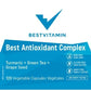 Bestvitamin Best Antioxidant Complex, Turmeric, Green Tea & Grape Seed, 120 Vegetable Capsules, Clearance 50% Off, Final Sale