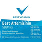 Bestvitamin Best Artemisinin Wormwood 500mg, 60 Vegetable Capsules, Clearance 50% Off, Final Sale