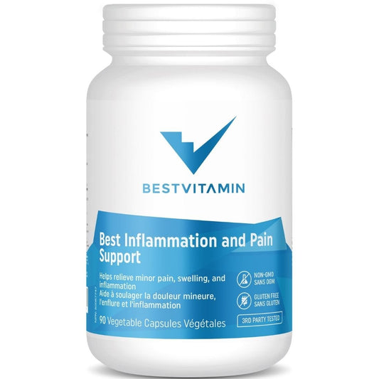 BestVitamin Best Inflammation and Pain Support, Helps relieve minor pain, swelling & inflammation