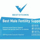 BestVitamin Best Male Fertility Support, Improve Sperm Cell Health, 120 Vegetable Capsules