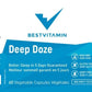 BestVitamin Deep Doze, Better Sleep in 5 Days Guaranteed, 60 Vegetable Capsules