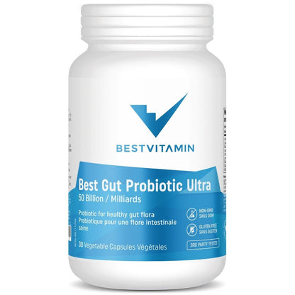 BestVitamin Best Gut Probiotic Ultra 50 Billion, Intensive Probiotic to Enhance Gut Recovery