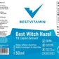 BestVitamin Best Witch Hazel 300mg, 1:5 Liquid Extract, Wild harvested organic witch hazel stem bark