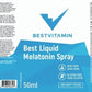 BestVitamin Best Liquid Melatonin Spray, Fall asleep faster, 50ml, Clearance 75% Off, Final Sale Expires 05/24
