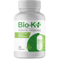 Bio-K+ Daily Care Probiotic 25 Billion, Fermented Probiotic Capsules for Digestive Health