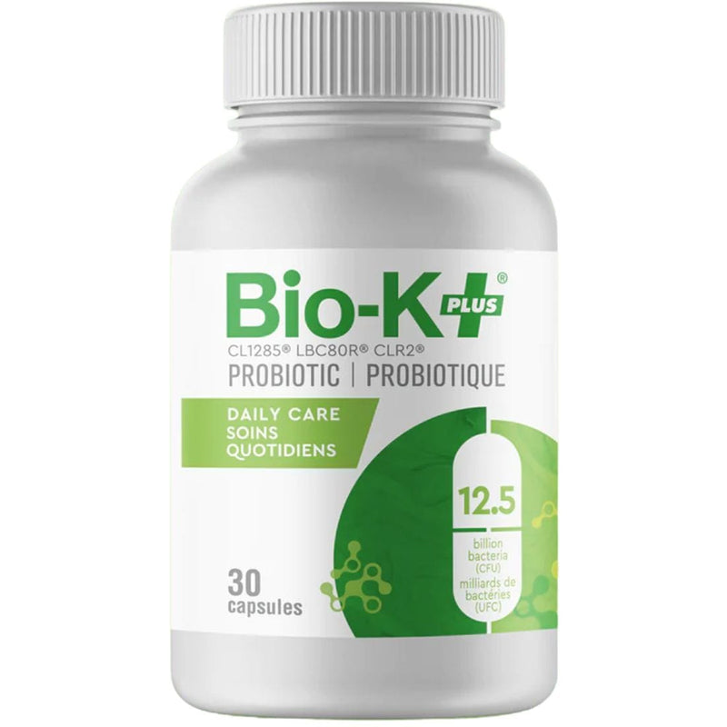 Bio-K+ Daily Care Probiotic 25 Billion, Fermented Probiotic Capsules for Digestive Health