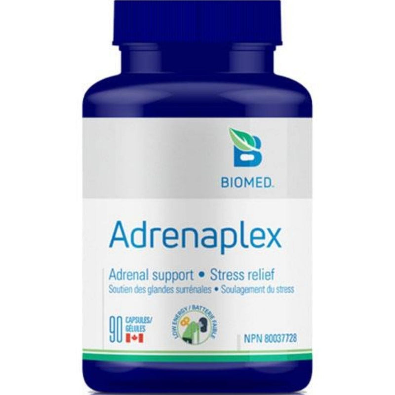 Biomed Adrenaplex, Adrenal Support, Stress Relief, Clinical Formula, 90 Capsules