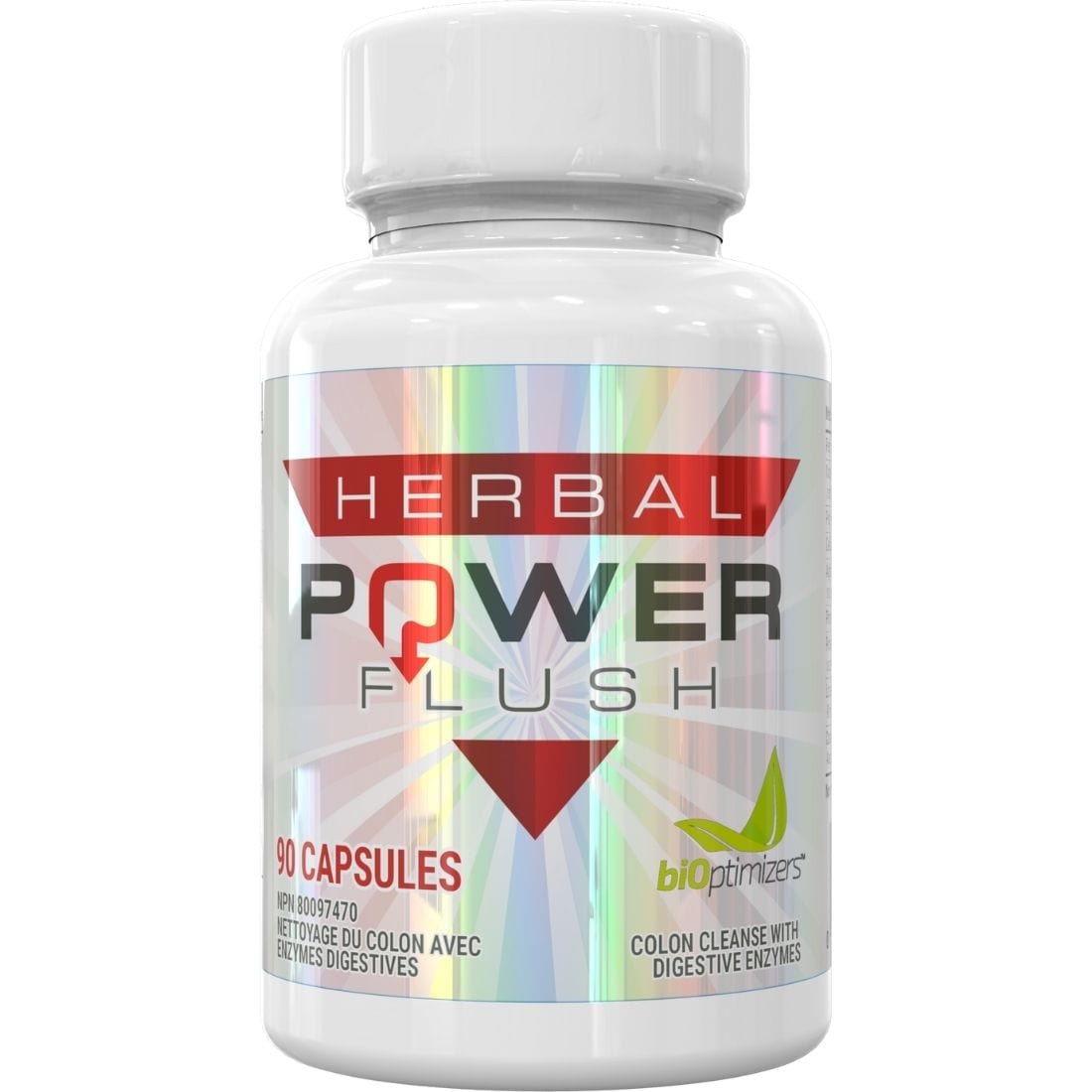 BiOptimizers Herbal Power Flush, 90 Caps