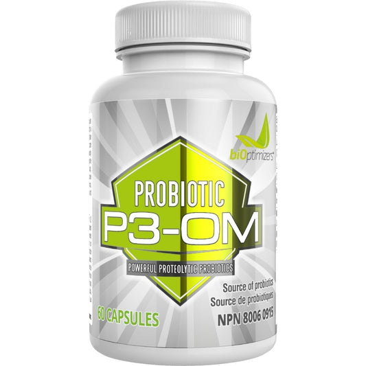 BiOptimizers P3-OM Probiotic, 60 capsules