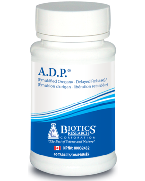 Biotics Research ADP, Anti-Dysbiosis Product, Emulsified, Standardized Oregano Tabs, Sustained Release