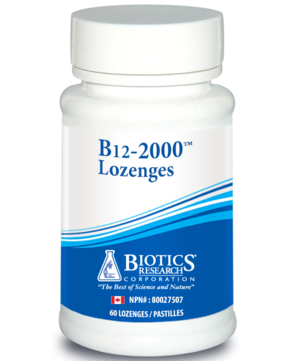 Biotics Research B12 2000, 60 Lozenges
