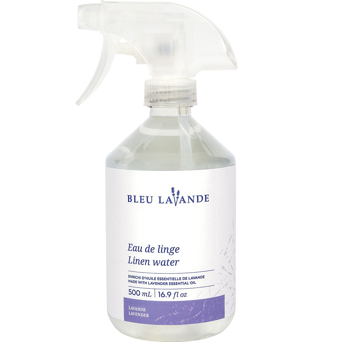 Bleu Lavande Lavender Linen Water, 500ml