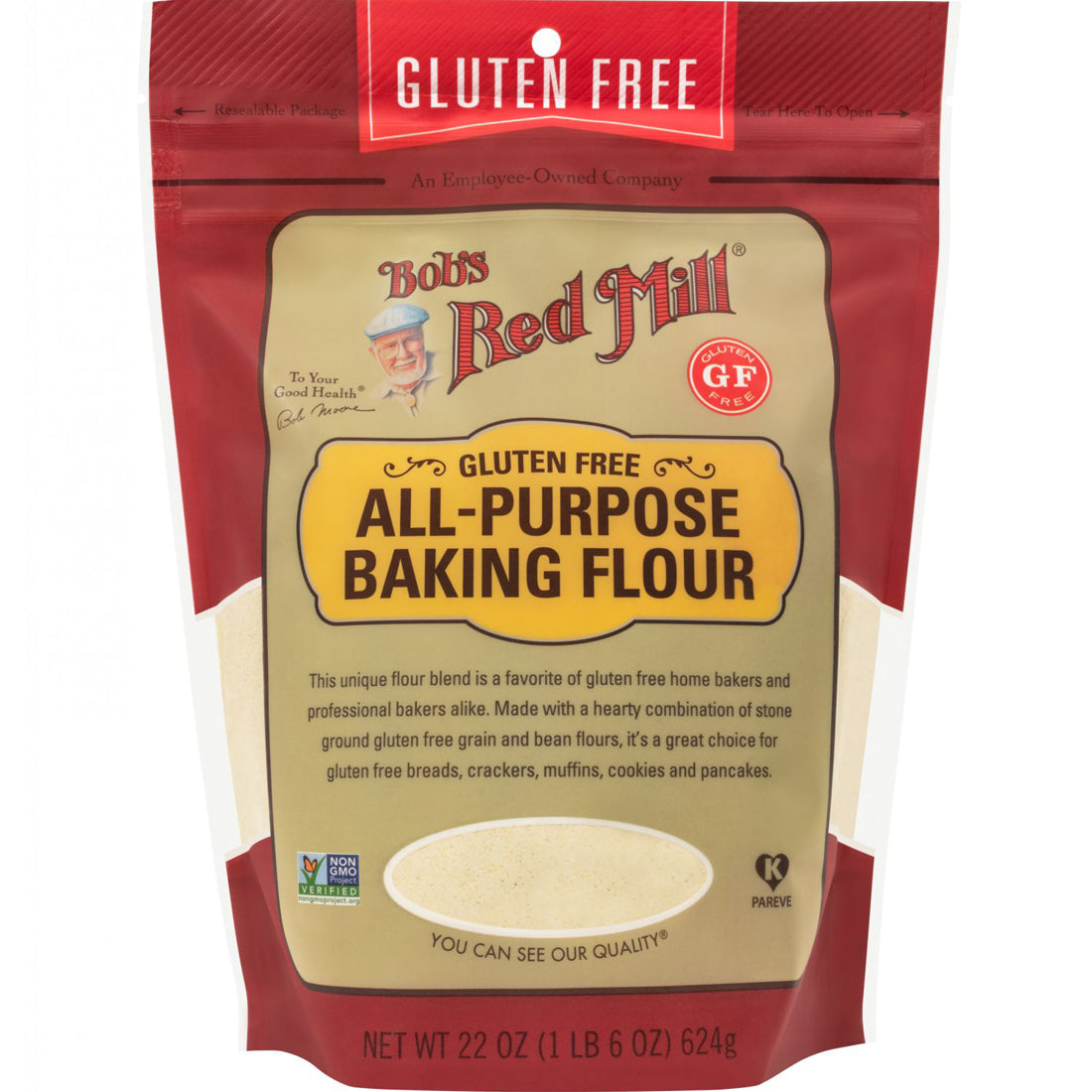 Bob's Red Mill Gluten Free All Purpose Baking Flour, 624g