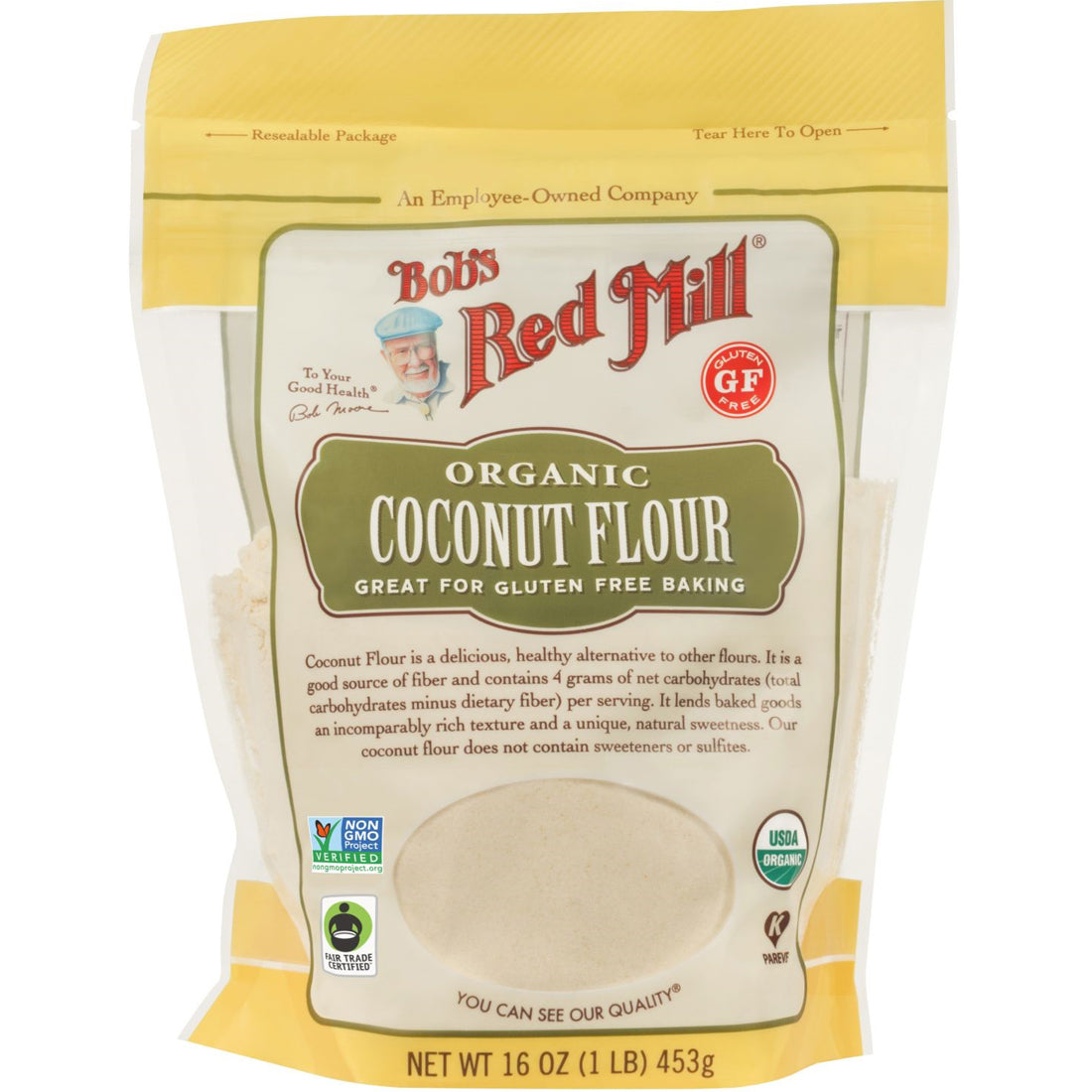 Bob's Red Mill Organic Coconut Flour, 453g
