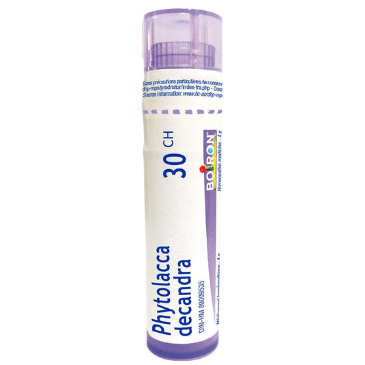 Boiron Phytolacca Decandra 30ch, 80 Pellets