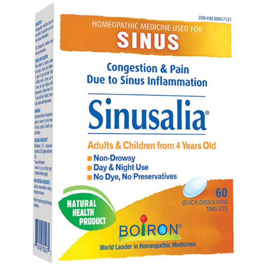 Boiron Sinusalia, Sinus Congestion, 60 Tablets