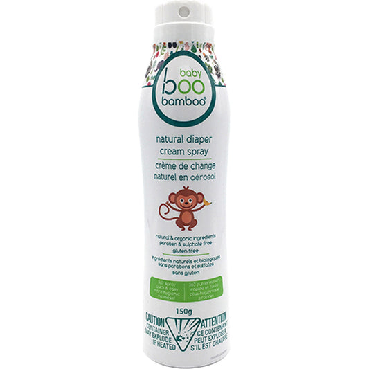 Boo Bamboo Baby Boo Natural Diaper Cream Spray, 150g