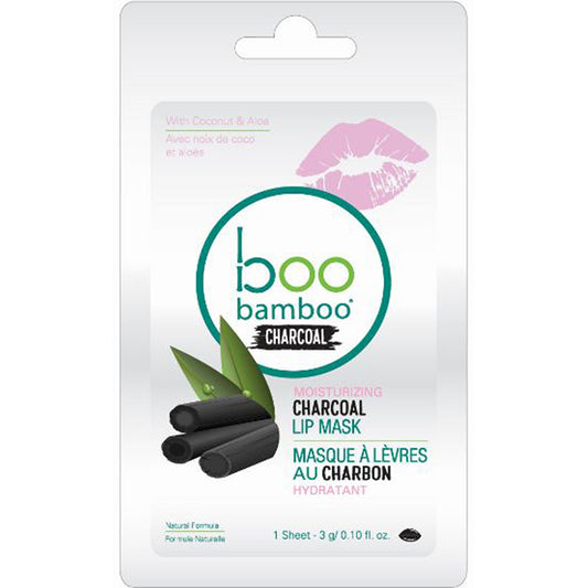 Boo Bamboo Boo Charcoal Lip Mask (Factory Case), 12 x 3g