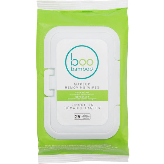 Boo Bamboo Boo Make Up Remover Wipes, 25 Wipes