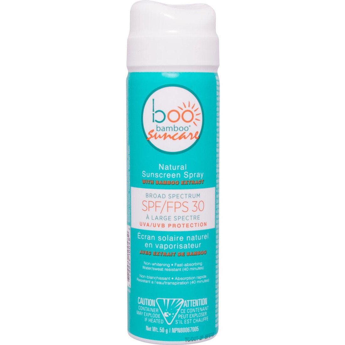 Boo Bamboo SPF30 Natural Sunscreen Spray