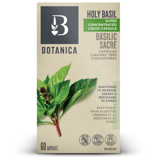 Botanica Holy Basil, Liquid Phytocaps, 60 Capsules