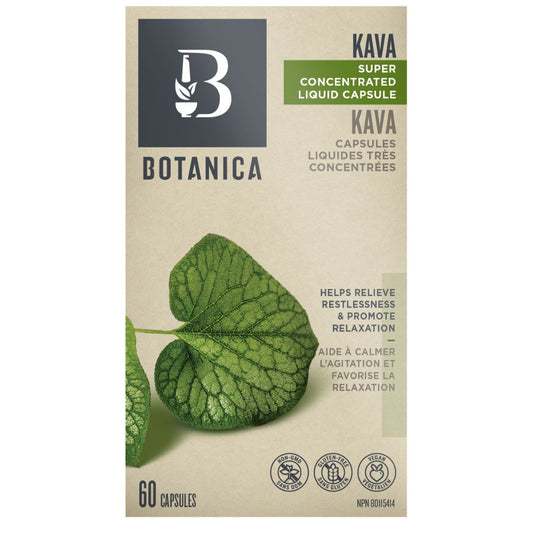 Botanica Kava Root, 60 Liquid Capsules