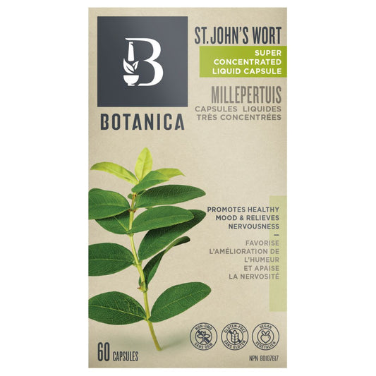 Botanica St. John's Wort (Certified Organic), Liquid Phytocaps, 60 Capsules
