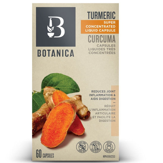 Botanica Turmeric Pain (Extra Strength), 60 Liquid Phytocaps