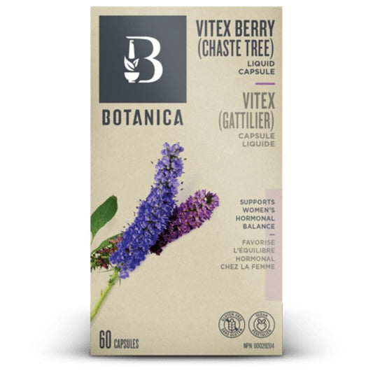 Botanica Vitex Berry (Chaste Tree), 60 Liquid Capsules