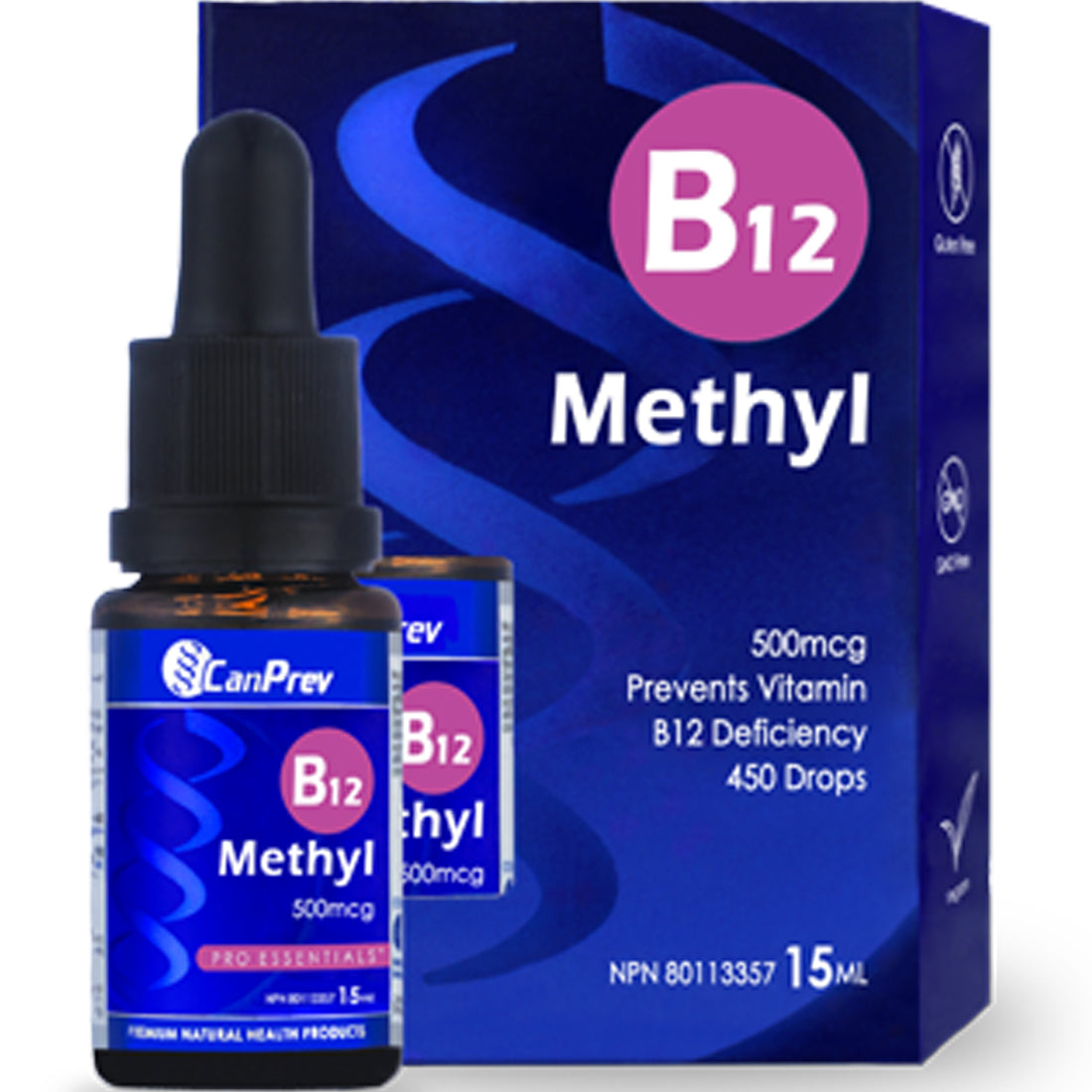 CanPrev B12 Methyl 500mcg Drops, 15ml