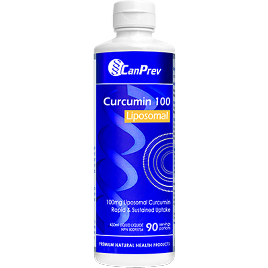 CanPrev Liposomal Curcumin 100mg, Rapid and Sustained Uptake