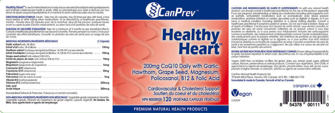 CanPrev Healthy Heart, 120 Vegicaps