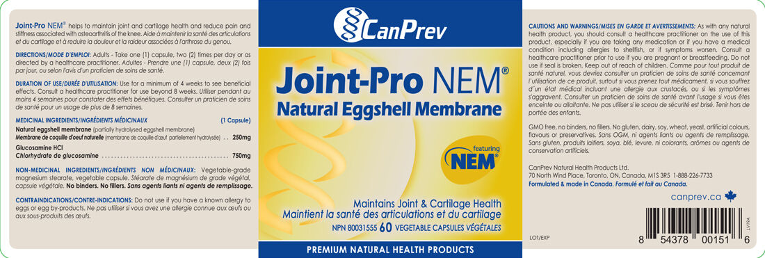 CanPrev Joint-Pro NEM, 60 Vegetable Capsules