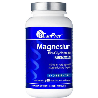 CanPrev Magnesium Bis-Glycinate 80mg Ultra Gentle