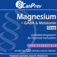 CanPrev Magnesium + GABA & Melatonin For Sleep (125mg + 100mg & 2.5mg), 120 Vegetable Capsules