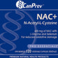 CanPrev NAC (N-Acetyl-L-Cysteine) 600mg with Glycine and Selenium, 120 Capsules