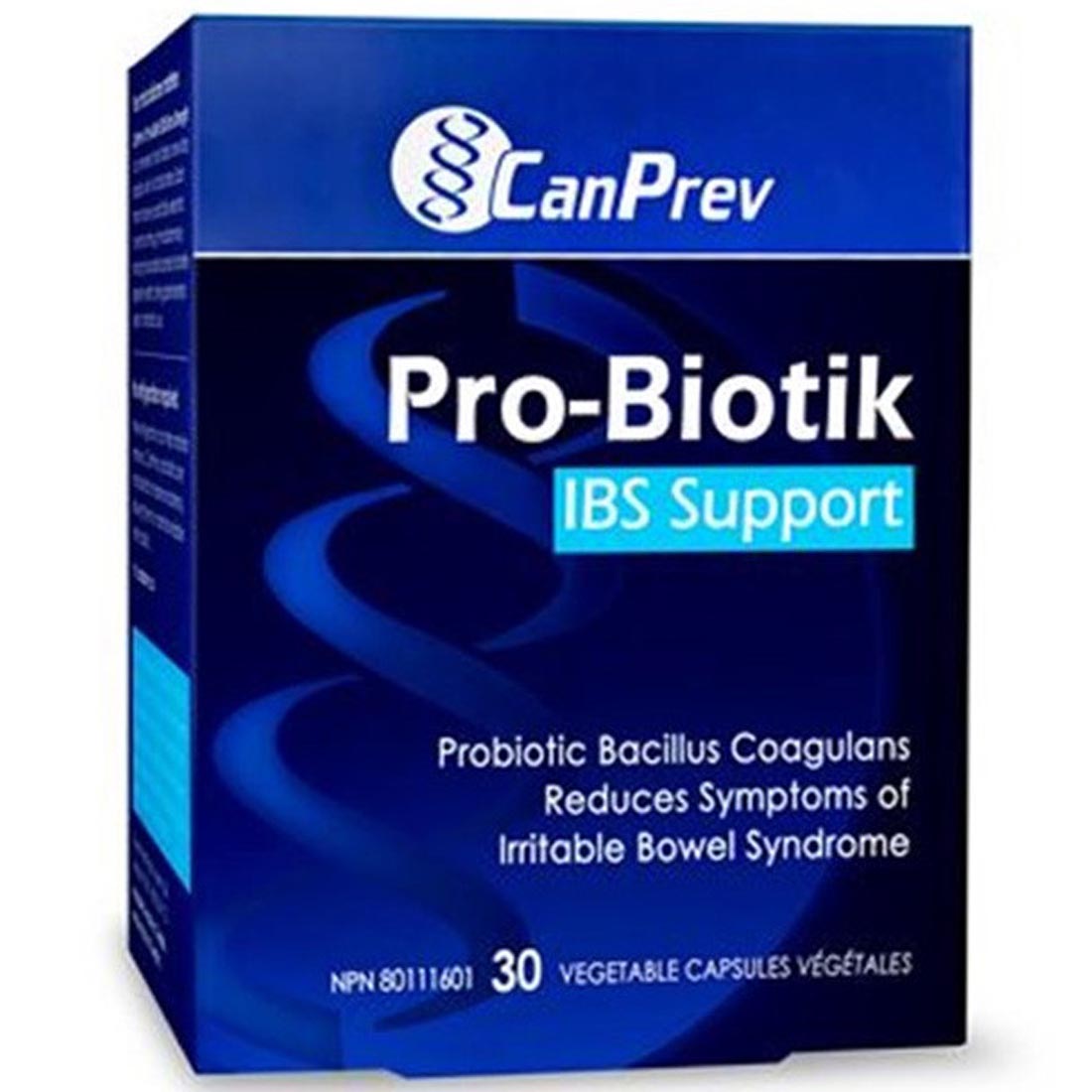 CanPrev Pro-Biotik, Probiotic For IBS Support, 30 Vegetable Capsules