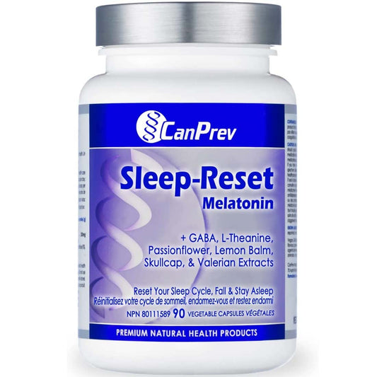 CanPrev Sleep-Reset Melatonin, 90 Vegetable Capsules